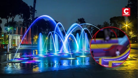 Cercado de Lima: niña se encuentra grave tras salir expulsada de un juego inflable en el Circuito Mágico del Agua