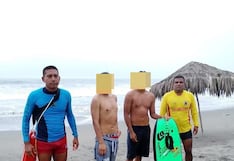 Chincha: rescatan a dos menores que eran arrastrados por la corriente marina en playa Las Violetas