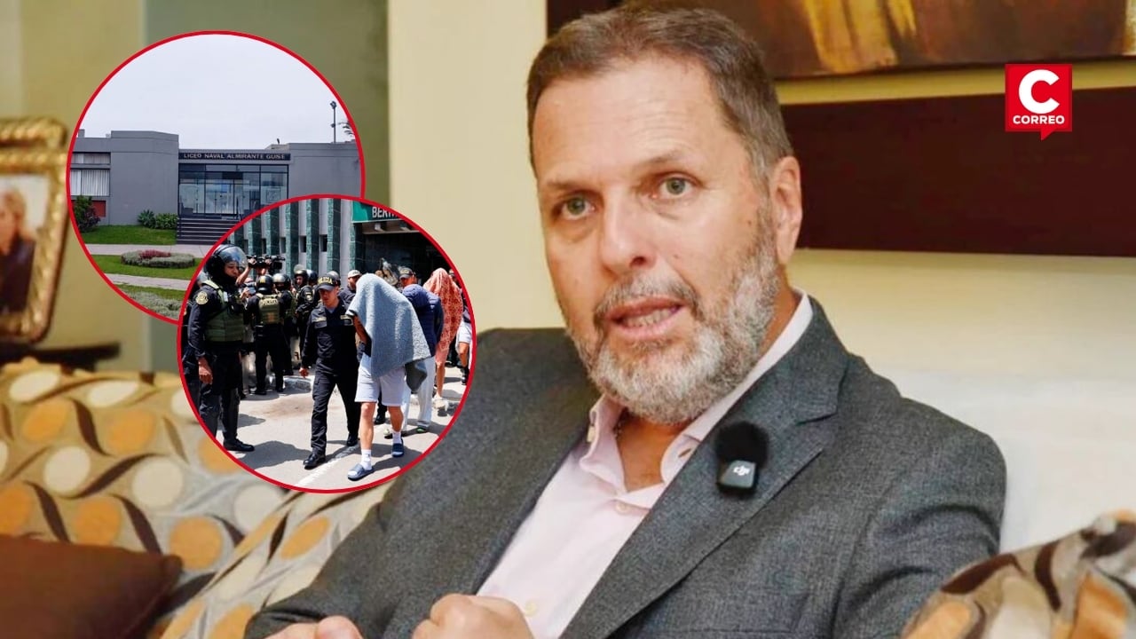 Caso Liceo Naval: abogado renuncia a defensa de menor por discrepancias sobre exposición mediática. Composición: Diario Correo.