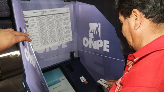 Voto electrónico en 5 distritos de Lima