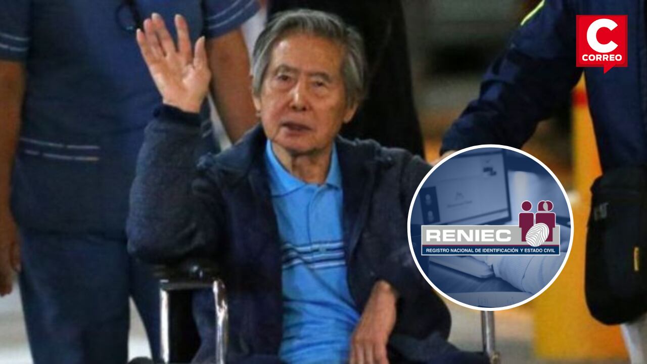 Alberto Fujimori acudió a el Reniec para recoger su DNI