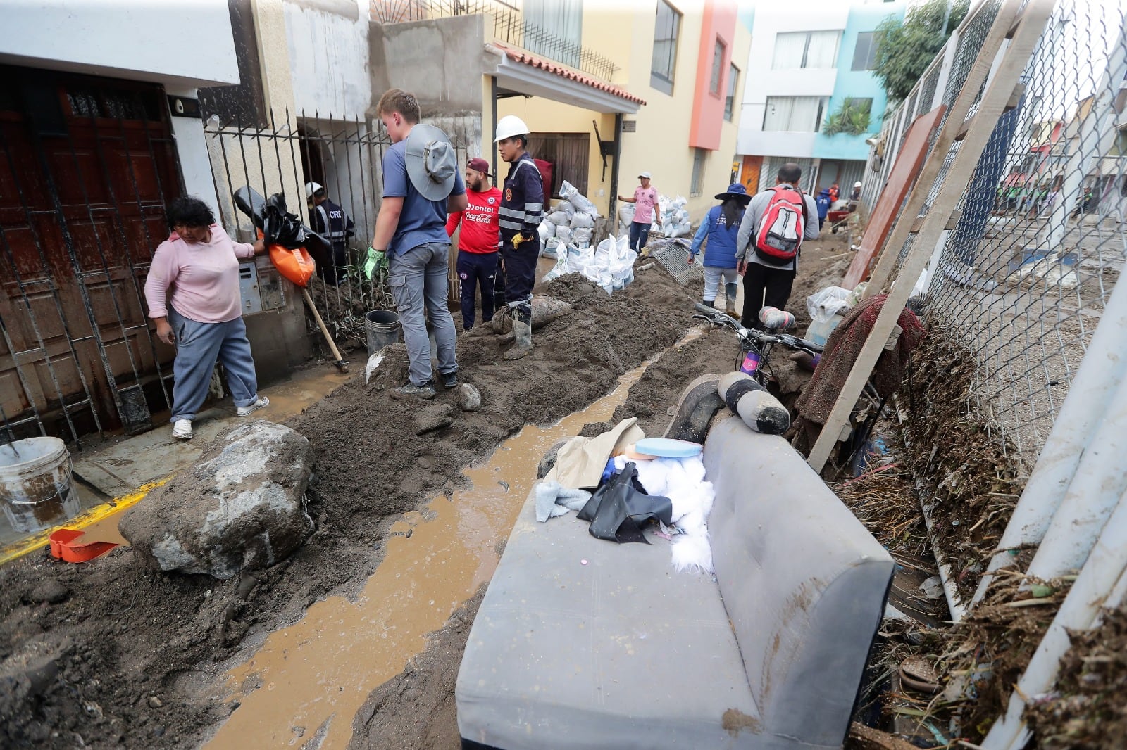 Más de mil familias afectada en Arequipa a consecuencia de las lluvias (Foto; Omar Cruz)