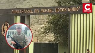 Muere joven cabo en extrañas circunstancias dentro de cuartel del Rímac (VIDEO)