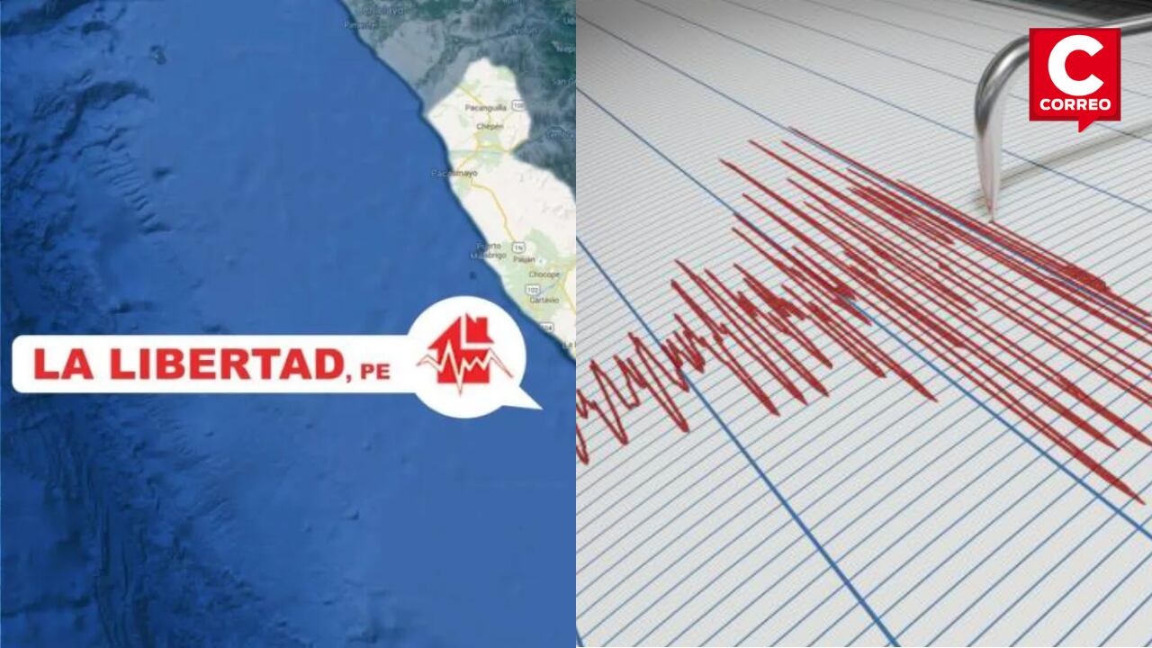 Fuerte sismo hizo temblar la Libertad esta tarde.