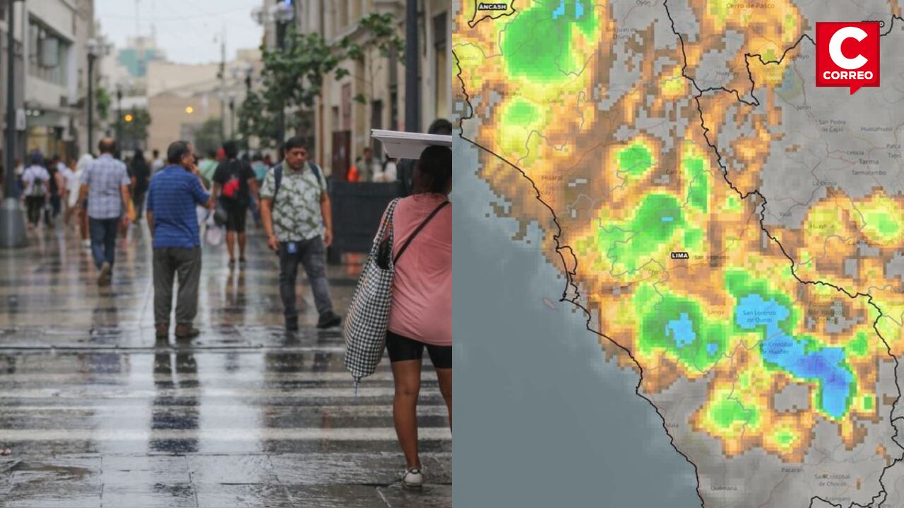 Intensa lluvia sorprendió a lo limeños la tarde de hoy 28 de febrero