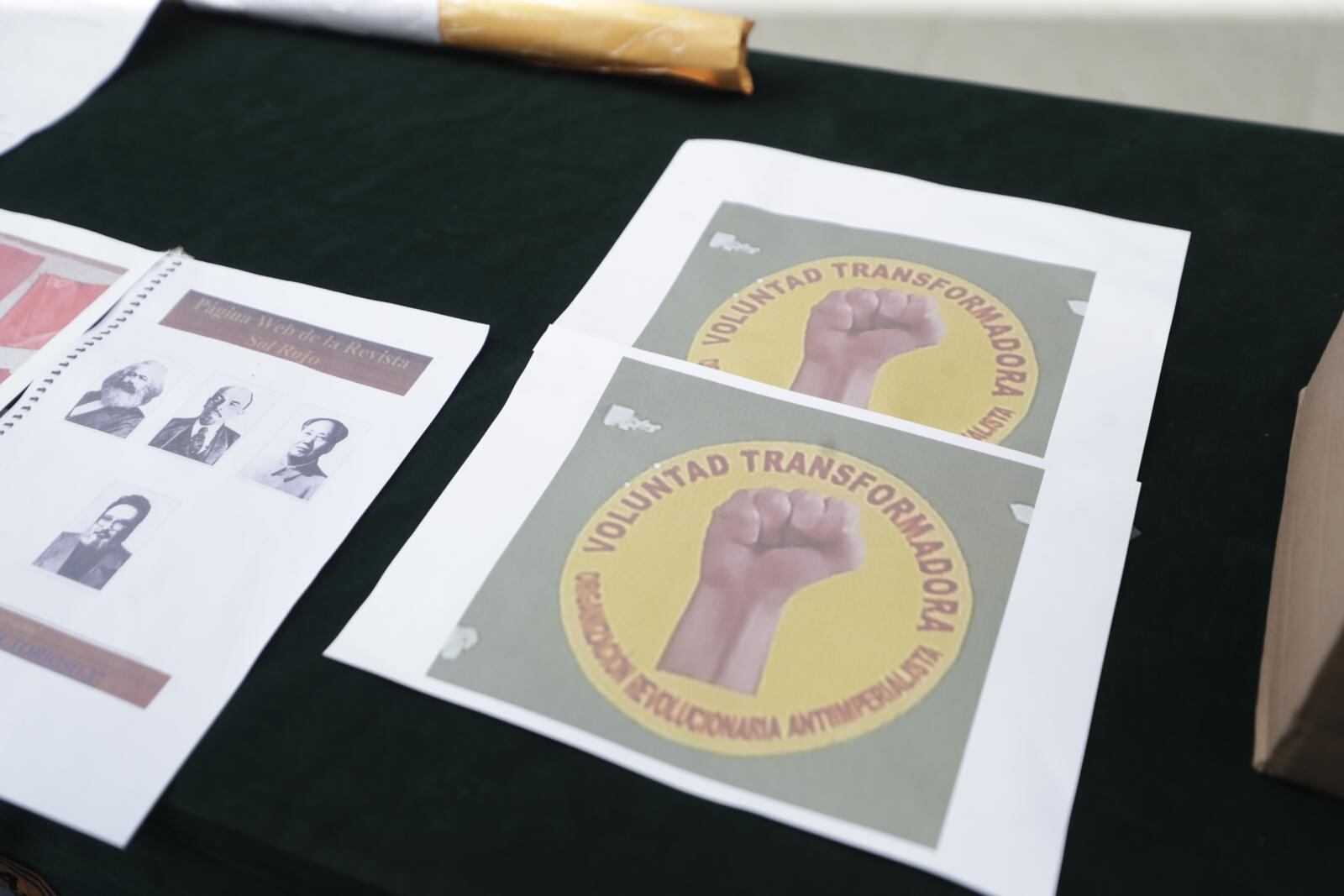 Estos son algunos delos elementos hallados durante el allanamiento al clan "Voluntad Transformadora". (Foto: Hugo Pérez / GEC))