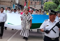 Con paseo de la bandera distrito de Perené celebró su 39 aniversario