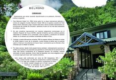 Belmond se pronuncia por el caso hotel Sanctuary Lodge en Machu Picchu