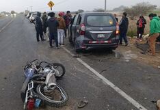 Chofer de combi provoca triple choque y mueren tres personas en Lambayeque