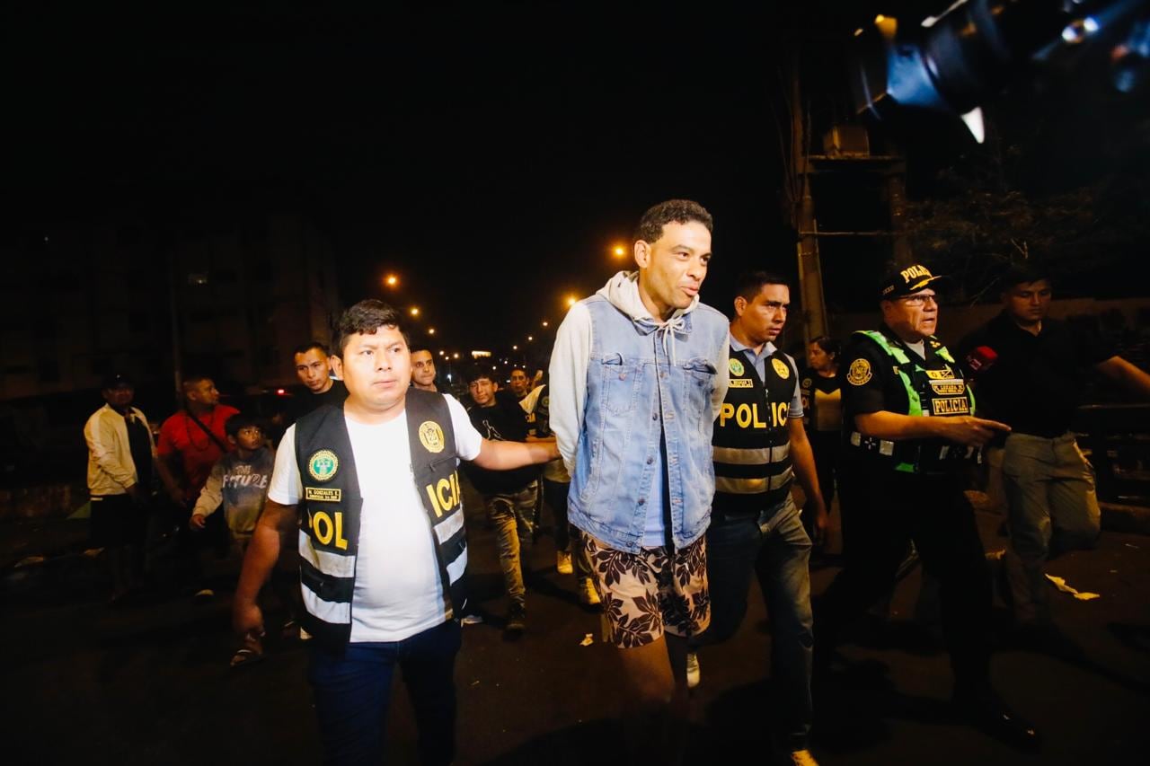 PNP capturó a los delincuentes a dos cuadras del negocio atentado.