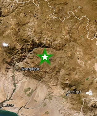 Sismo de magnitud 3.5 en Cabanaconde, Arequipa
