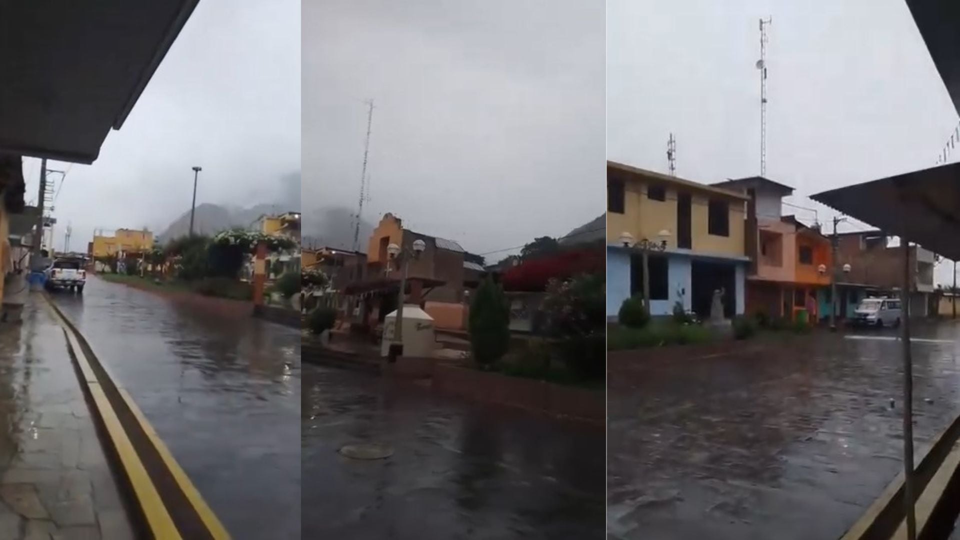 Se registraron lluvias en el distrito de Huancano y aumentó el caudal del río Pisco