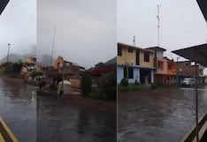 Se registraron lluvias en el distrito de Huancano y aumentó el caudal del río Pisco