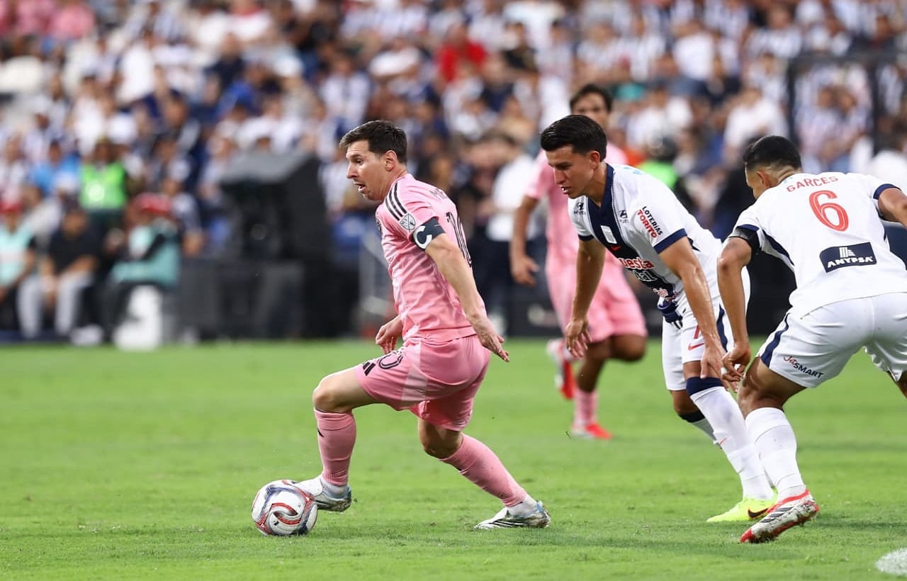 En el primer partido de pretemporada del Inter Miami, Messi fue titular y jugó 63 minutos frente a Alianza Lima, que se impuso por 3-0 a Las Garzas con un doblete de Paolo Guerrero. (Fotos: Jesús Saucedo /@photo.gec)
