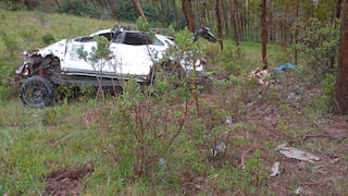 La Libertad: Dos fallecidos y cuatro heridos deja despiste de camioneta en Pataz