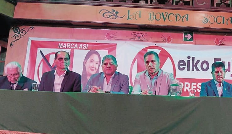 Frente Social Arequipa oficializó su respaldo a la candidata presidencial Keiko Fujimori. Foto: GEC.