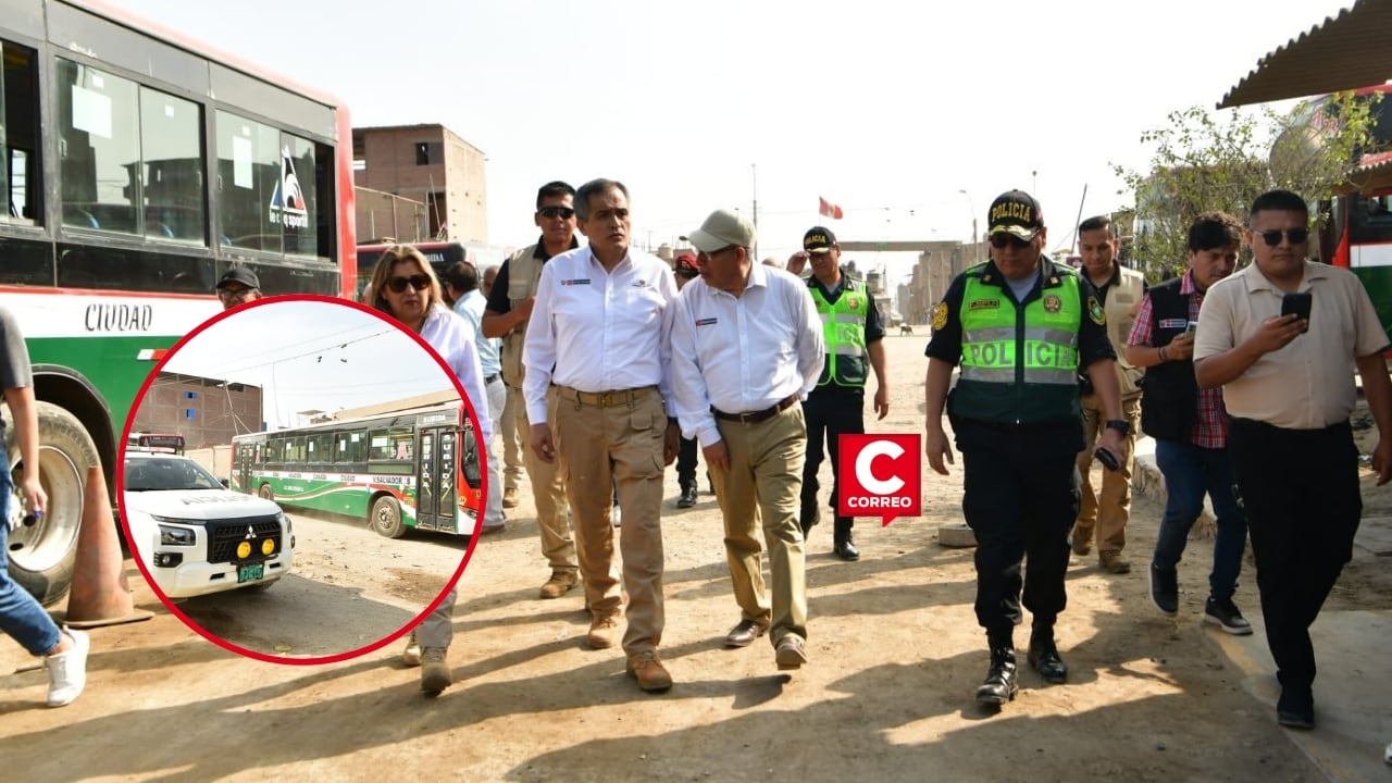 Ministro del Interior supervisa despliegue policial para reforzar seguridad en transporte público. Fotos: Mininter.
