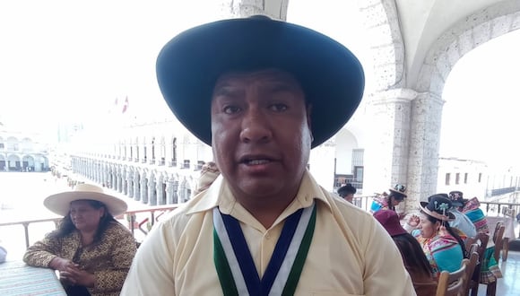 Bartolome Quispe, alcalde del centro poblado Salinas Moche. (Foto: Yorch Huamaní)