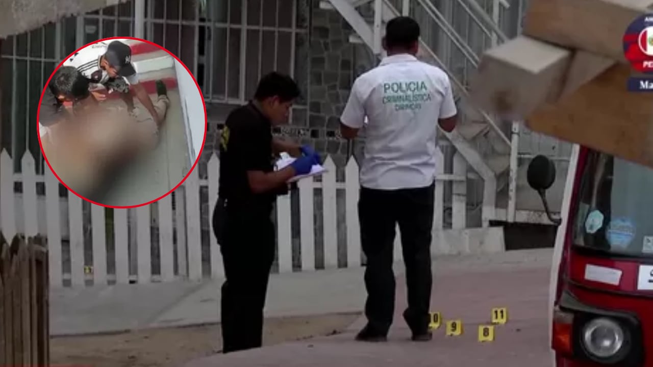 El tiroteo ocurrió cerca de un local de votación y frente a un complejo deportivo. La Policía intervino a varios sospechosos y halló 11 casquillos en la zona. (Imágenes de América Noticias)