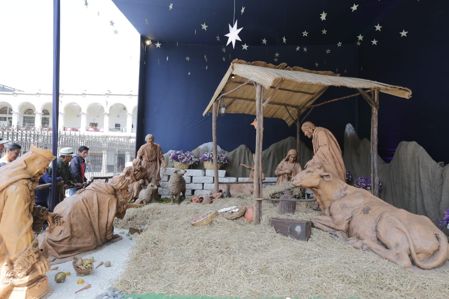 Nacimiento de la Catedral de Arequipa tiene 12 piezas. (Foto: Leonardo Cuito)
