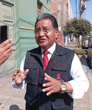 Director regional de salud de Tacna Julio Aguilar Vilca. (Foto: Adrian Apaza)