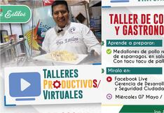 Ica: hoy es el taller productivo de cocina y gastronomía, para reforzar una idea de negocio