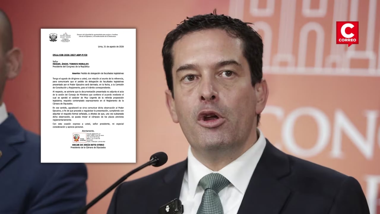 Miguel Torres pide a diputados acelerar debate sobre facultades legislativas solicitadas por el Ejecutivo. Composición: Diario Correo.