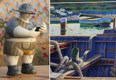 “Pinturas y personajes”: exposición reúne obras de Ernesto Arrisueño y Oscar Eslava en Lima