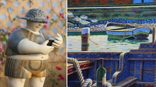 “Pinturas y personajes”: exposición reúne obras de Ernesto Arrisueño y Oscar Eslava en Lima