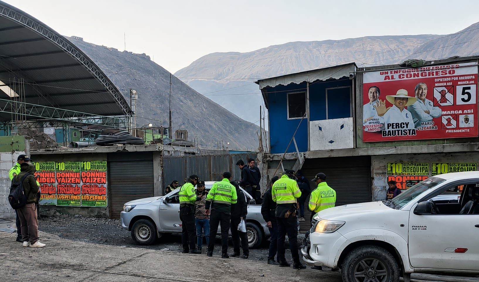Operación policial en Secocha. Foto: PNP.