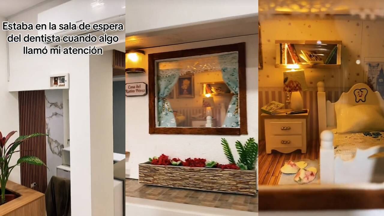 Joven se encontró la casa del Ratón Pérez. (Foto: composición EC)