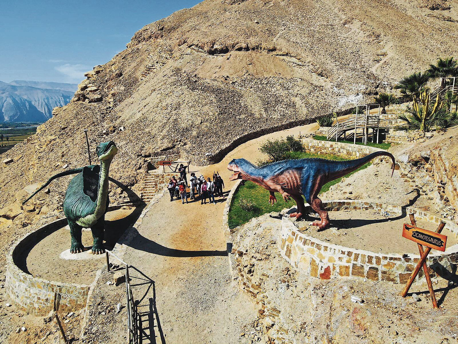 Parque Jurásico de Querulpa. (Foto: Difusión)