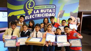 Premian a 12 escolares de Ica y otras provincias que ganaron concurso escolar “La ruta de la electricidad”