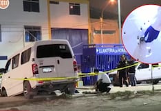 Carabayllo: atacan a balazos una miniván de transporte público y dejan dos heridos