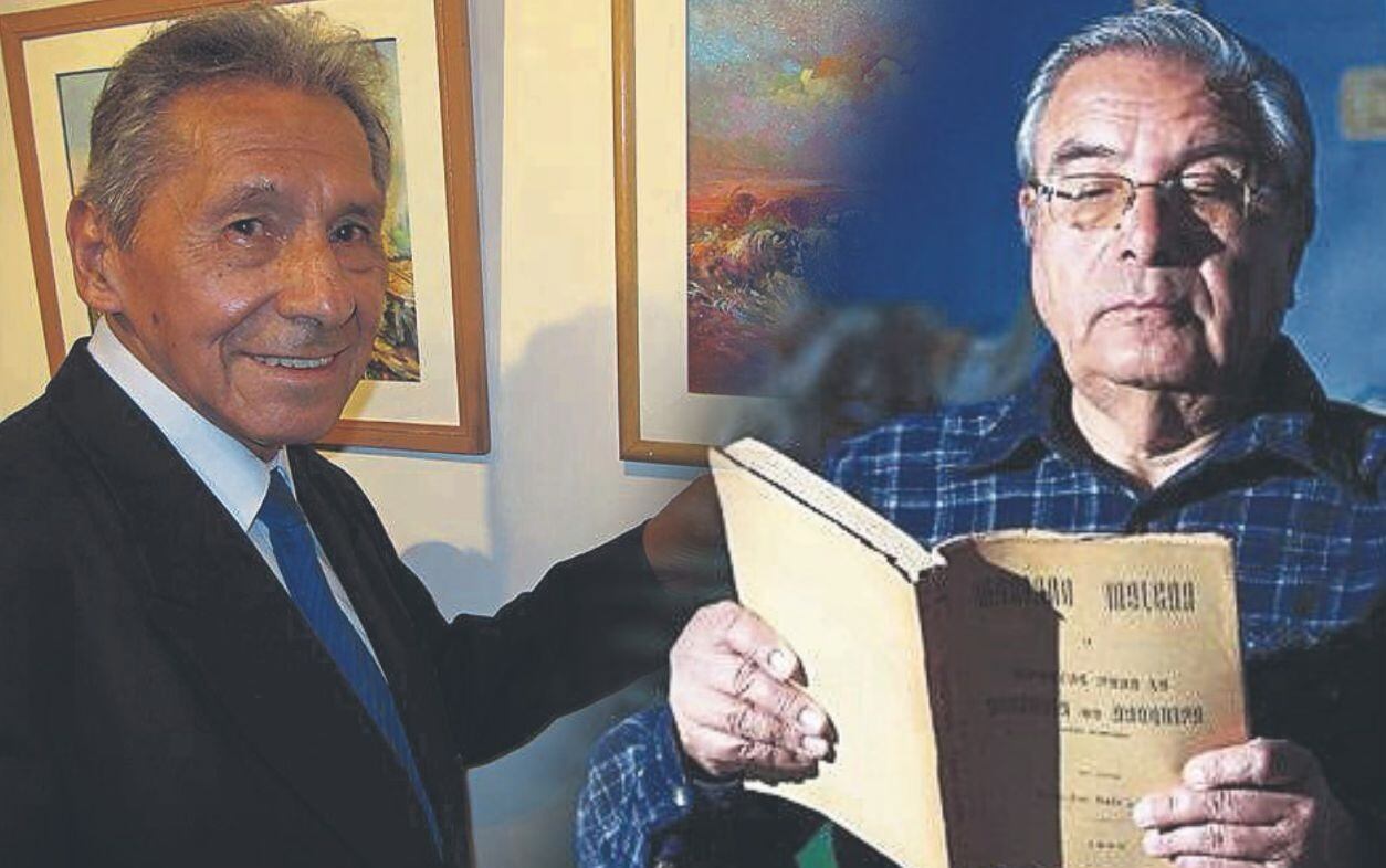 El artista plástico Goyo Menaut y el recordado historiador Juan Guillermo Carpio Muñoz, compartieron la misma pasión por la tauromaquia. (Foto: GEC)