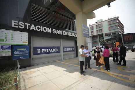 San Borja: Pasajeros lograron evacuar tras más de media hora atrapados en Metro de Lima