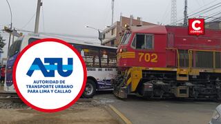 ATU anuncia sanciones tras choque entre tren y bus en El Agustino