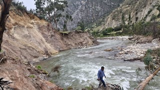 Huancavelica: Río arrasa alrededor de 50 metros de plataforma en Vilca
