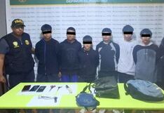 El Agustino: PNP detiene a seis adolescentes armados que intentaban asaltar bus