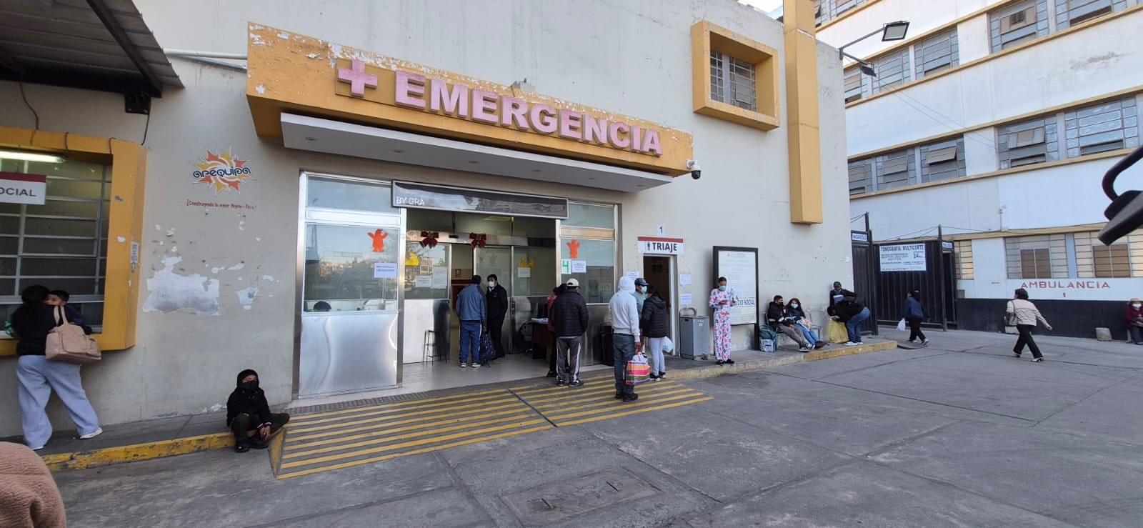 Dante Soncco falleció esta mañana en el hospital Honorio Delgado Espinoza de Arequipa. El joven había sobrevivido al ataque de sicarios en Majes. (Foto: Pedro Torres/@photo.gec)