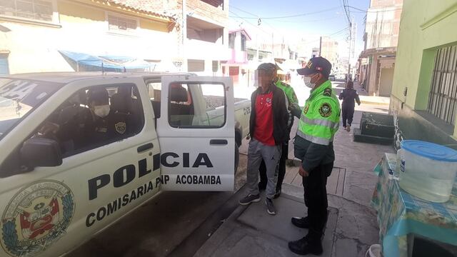 Huancavelica: Policía de Acobamba atrapa a ladrón que tiene requisitoria vigente