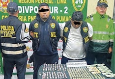 Policía desbarata redes de tráfico de drogas en Lima sur