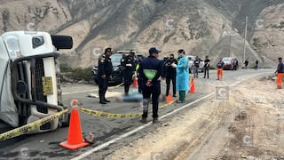 Arequipa: Mujer ileña muere en accidente de tránsito en la carretera a Achanizo, en Caravelí