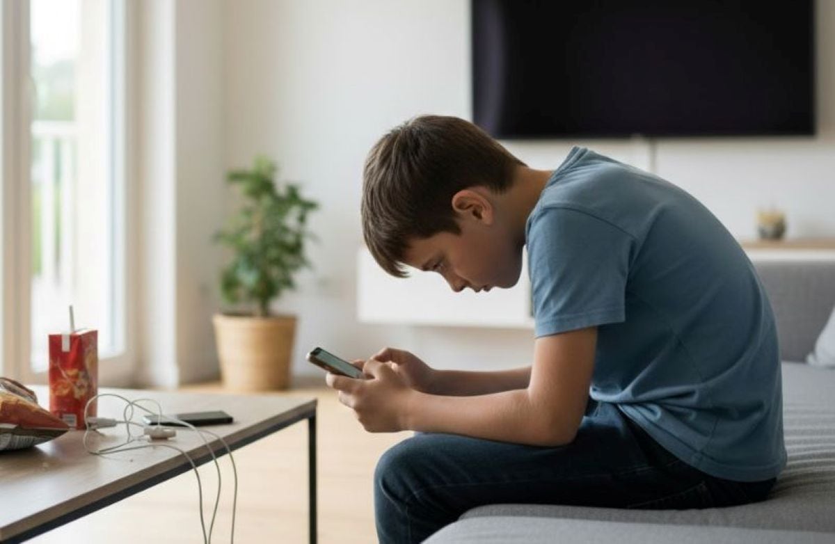 El aumento del tiempo frente a celulares y tablets durante las vacaciones escolares está generando alteraciones posturales en niños y adolescentes, con posibles consecuencias irreversibles en la columna.