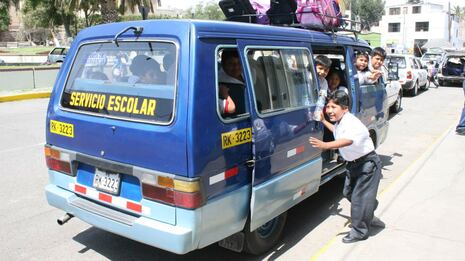 Huancayo: Multas de S/ 2750 a movilidad escolar informal