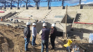 La Libertad: Supervisan avances de nuevo Estadio Municipal de Tayabamba