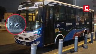 Balacera en Chorrillos: Atacan a bus de la empresa Machu Picchu y hieren a pasajero