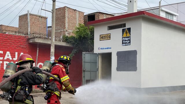 Trujillo: Hidrandina ejecutó simulacro por el fenómeno El Niño en Hospital Regional