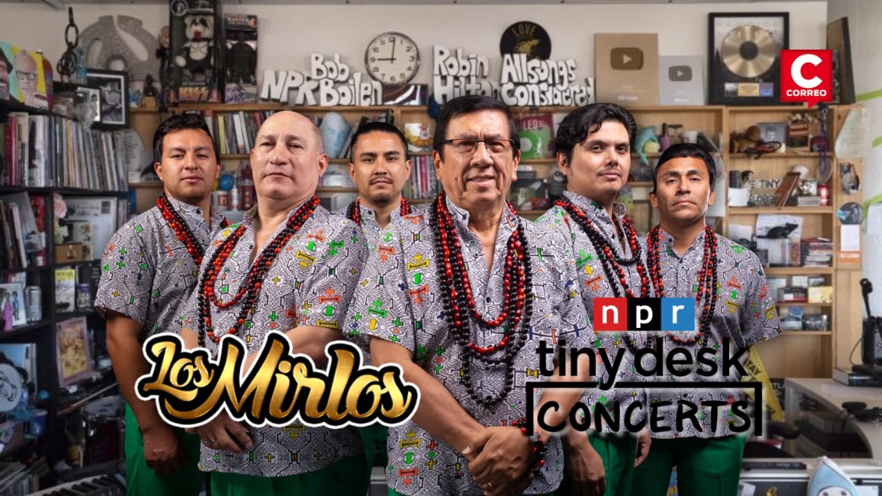Los Mirlos llevarán la cumbia amazónica peruana al Tiny Desk de NPR por el Mes de la Música Latina. Composición: Diario Correo.