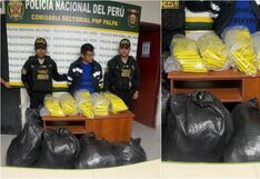 Palpa: policía detiene a ciudadano que transportaba más de 3 mil explosivos tipo salchicha